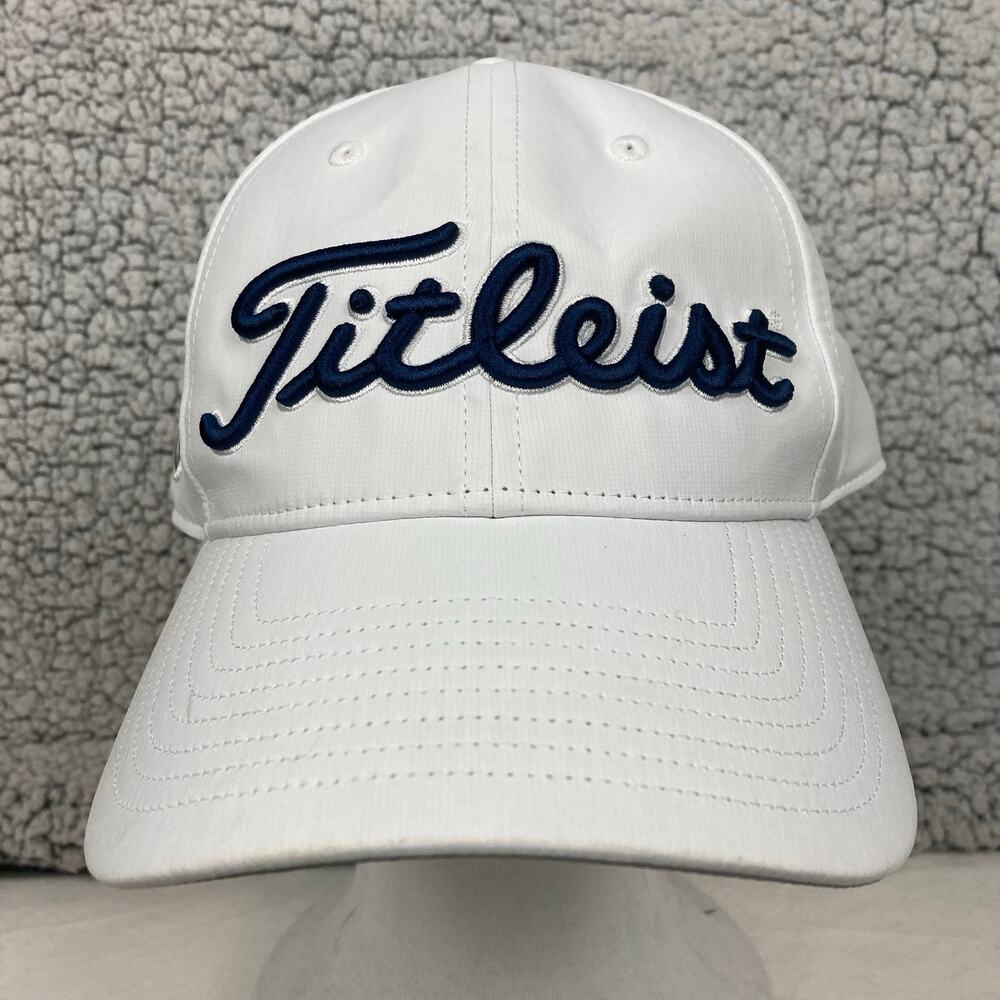 Titleist Golf Cap White Embroidery Logo Deputy Memorial Tournament Patch Shaka